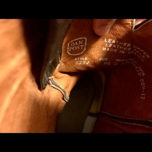 Men’s Dan Post ostrich boots